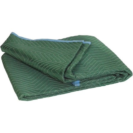 Partners Brand Moving Blankets, Standard, 72" x 80", Green, 6/Bundle MB7280S