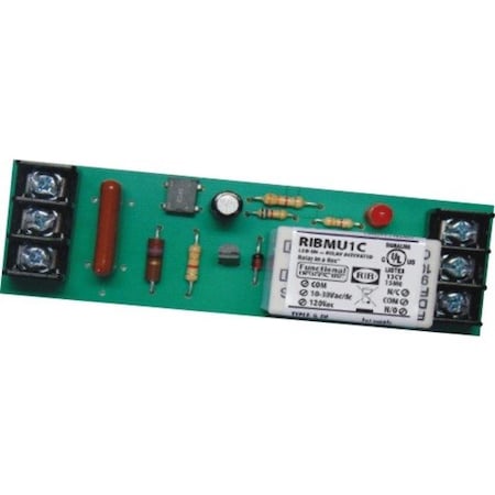 Functional Devices-Rib Track Mount Relay, 15A, SPDT RIBMU1C