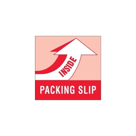 Bubblefast 4 x 4'' - ''Packing Slip Inside'' Labels BFDL1180