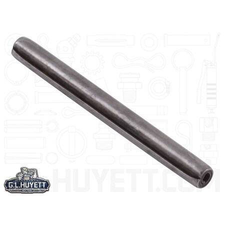 Huyett Coiled Spring Pin, Heavy Duty, High Carbon Steel, 0.094 in Dia x 1.000 in Length SPC-093-1000H