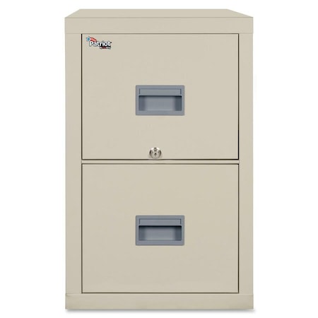 Fire King Fireking Fireproof 2 Drawer Vertical File Cabinet Letter 17-3/4"Wx31-9/16"Dx27-3/4"H Parchment 2P1831-CPA