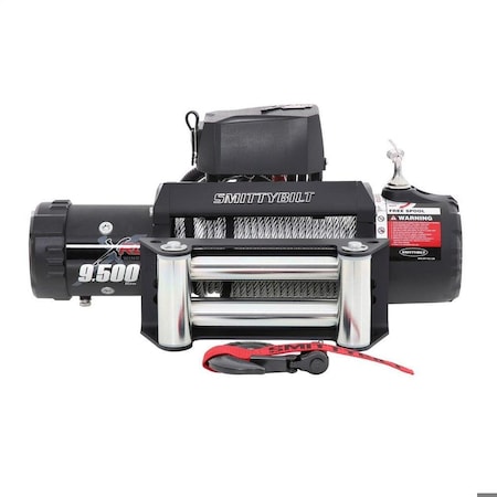 Smittybilt XRC GEN2 9.5K WATERPROOF WINCH W/ STEEL CABLE; IP67 97495