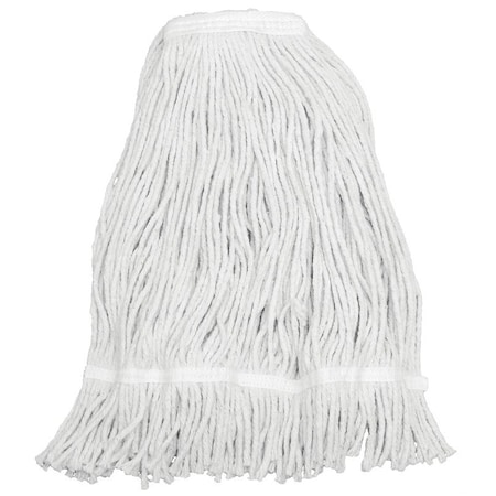 Zephyr ShineUp 15024 Mop Head, 24 oz Headband, Cotton, Natural 15024L