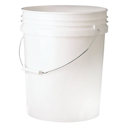 Encore Plastics 201013 Paint Pail, 5 gal Capacity, Plastic, White 1000543