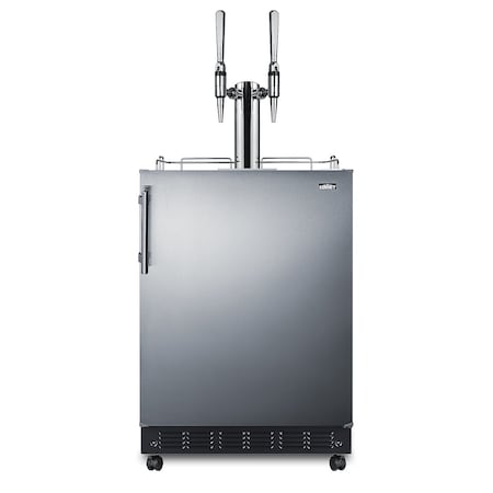 Summit Commercial 24in Wide Nitro Coffee Kegerator SBC7BRSNCF2