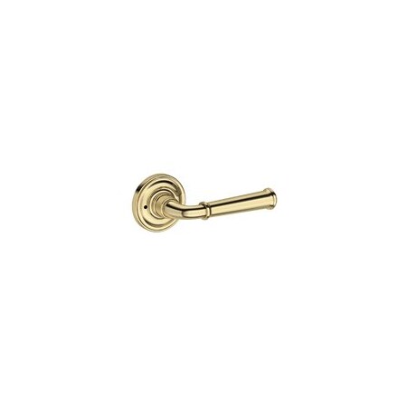 Baldwin Residential Door Levers Privacy Right Hand Non-Lacquered Brass PVDUNTRR031