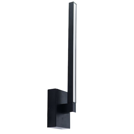 Westgate ROTATABLE SLIM VANITY WALL SCONCE 21in 14W 5CCT 980LM C90 DIM, BLACK, 27K/30K/35K/40K/50K LVS-WS-21-MCT5-BK