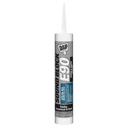 Dap Smoke & Sound Acoustical Sealant, 28 oz, 12 PK 7079818165