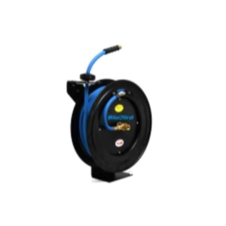 Blubird 0.5 in. x 65 ft. Air Hose on 18 Gauge Reel BLBBBR1265