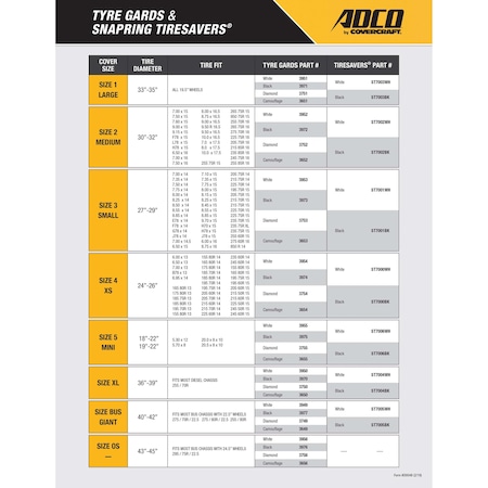 Adco Tire Cover 3970