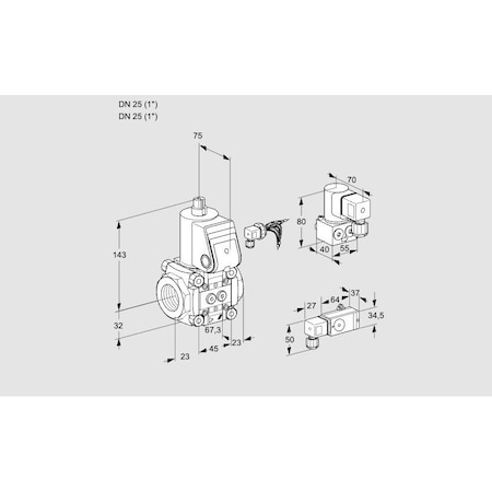 Honeywell Kromschroder VAS125R/NW KS88006331