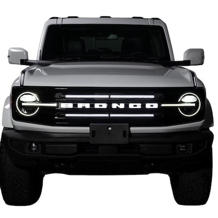 Putco Light Bar, LED; 32 Inch Length; Amber/ White LED; 4 Start Up Sequences; Clear Lens; Black Housing; 310032