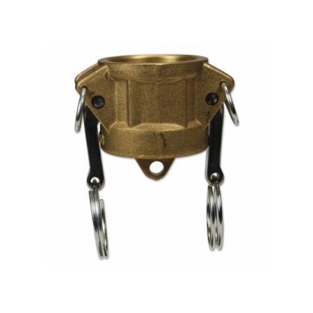 Dixon Valve Global Type DC Dust Caps, 1 in, Brass 238-G100-DC-BR