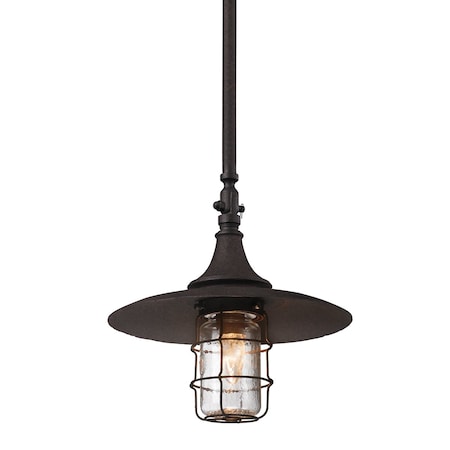 Troy Lighting Allegheny 1 Light Pendant 13 In. Centennial Rust F3228-HBZ