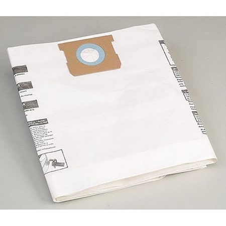 Shop-Vac Filter Bag, 10 to 14 gal Capacity 9066233