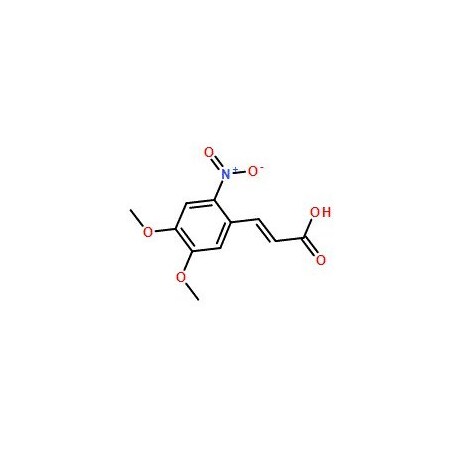 Ak Scientific 3-(4, 5-Dimethoxy-2-nitrophenyl)acrylic acid (1g), CAS 20567-38-8 0544AB-1g