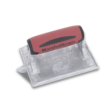 Marshalltown Concrete Hand Groover, Heavy Duty Zinc Hand Groover, 6 x 4 3/8 inch Groover, 1/2 inch Groove Depth 833D