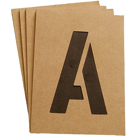 Hy-Ko 2'' Letter Number & Symbol Stencil Set ST-2