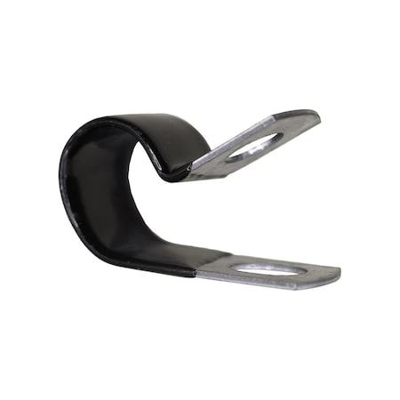 Auveco Closed Clamp 5/8in- Galvanized Vinyl Coated, 25PK 10602