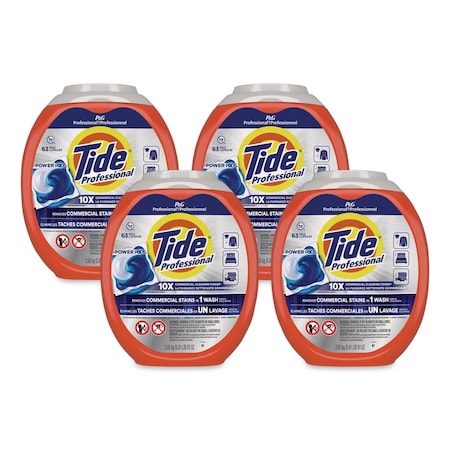 Tide Professional HE Laundry Detergent, Pods, 4 PK 80782762