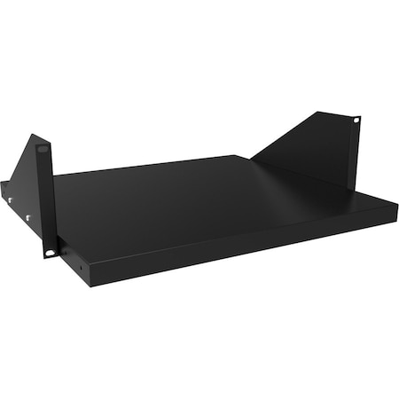Hammond 3U Cantilever Solid Adjustable Shelf - 16" dp - 275 lbs Rated DNRMA1916BK1