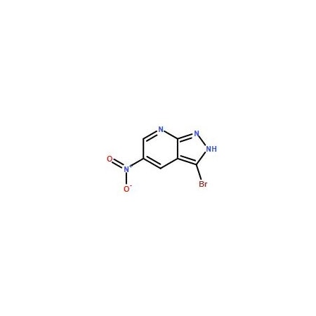 Ak Scientific 3-Bromo-5-nitro-1H-pyrazolo[3, 4-b]pyridine (250mg), CAS 1186608-83-2 X9265-250mg