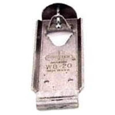 Fortex Fortiflex Wall Bracket, Aluminum, For: FB-120 and FB-124 Flat Back Buckets WB-20