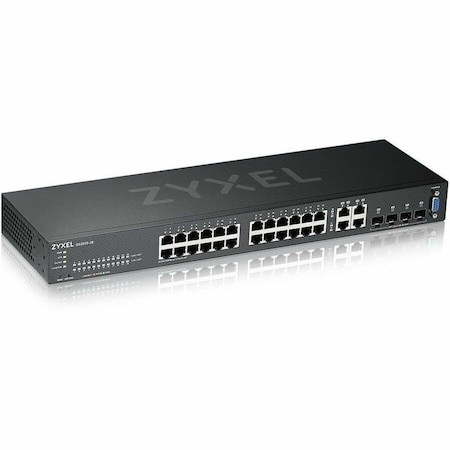 Zyxel GS2220-28 24-Port Gigabit L2+ Managed and Nebula Pro Cloud Managed Switch with 4 SFP Uplinks GS2220-28