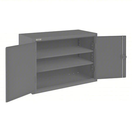 Durham Mfg Storage Cabinet, 36 in H, 48 1/4 in W, 24 1/4 in D, Swing, Padlockeable, 2 Shelves HDC-244836-2S95