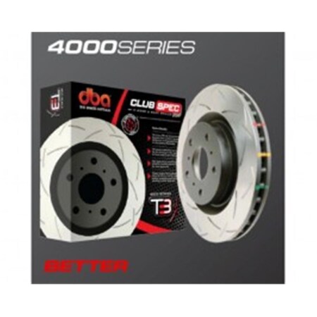 Dba Front Slotted 4000 Series Rotor for 2015-2018 Ford Mustang GT with Performance Package 42166S