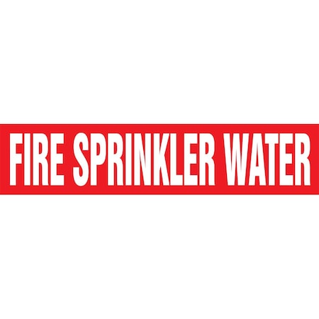 Accuform ASME ANSI PIPE MARKER FIRE RPK325STC