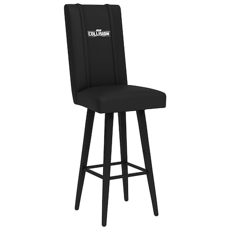 Dreamseat Swivel Bar Stool 2000 with All Elite Wrestling Collision White Logo XZ2000BSSBLK-PSAEW0002