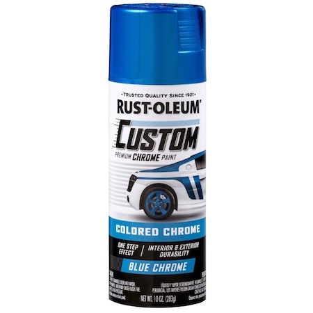 Rust-Oleum Auto Lacquer Paint, Spray, Blue, 10 oz 340457