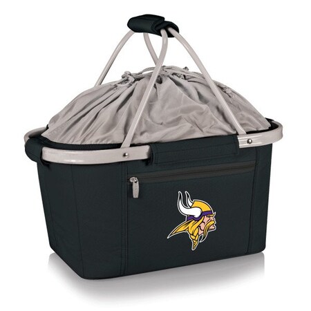 Picnic Time Family Of Brands NFL Minnesota Vikings - Metro Basket Collapsible Cooler Tote 645-00-175-184-2