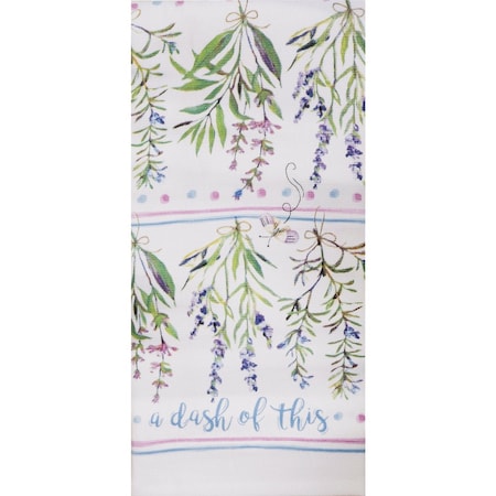Kay Dee Designs A Dash Of This Herb Terry Kitchen Towel R7426