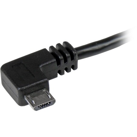 Startech.Com 1M 3 FT RIGHT ANGLE MICRO-USB CABLE USB2AUB2RA1M