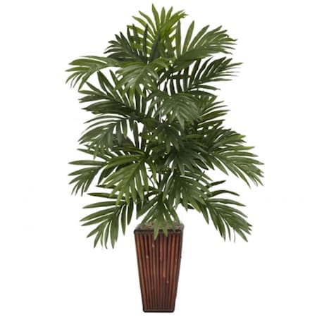 Dare2Decor Areca Palm with Bamboo Vase Silk Plant DA103253