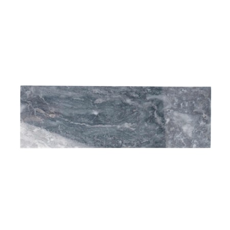 Apollo Tile Gray 4x12 Bardiglio Nuvolato Marble Polished Subway Floor and Wall Tile 5 sqft/case, 15PK APLFBA88412PA