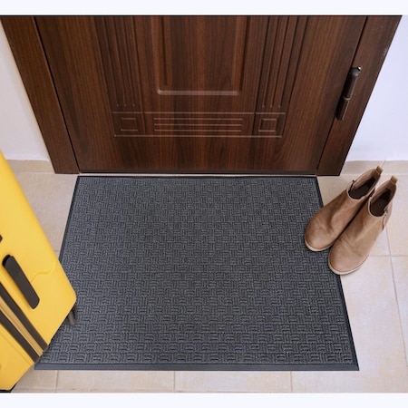 Floortex Doortex Ribmat Entrance Mat, Charcoal - 48in x 72in NREMFLLR0036