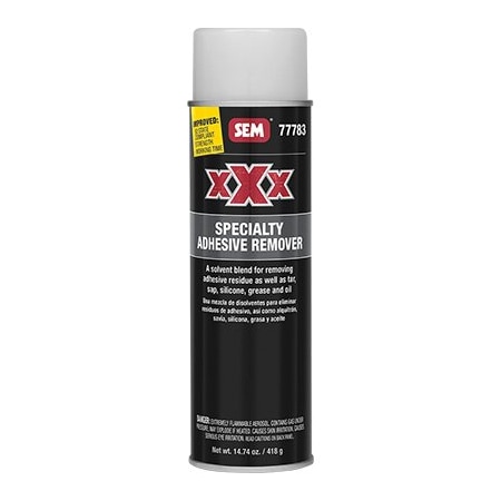 Sem XXX Universal Adhesive Remover, 20 oz Can, Aerosol, Clear 77783