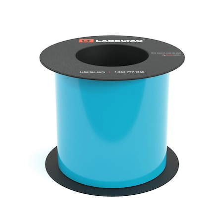 Labeltac Label Supply 5in x 75ft, Light Blue LT515-C