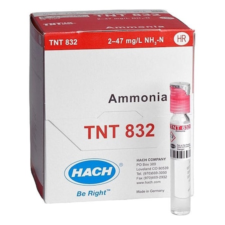 Hach Ammonia Vial Test, Vial TNT832