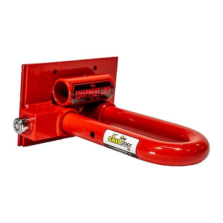 Equipment Lock Company Lock, Hardened Steel, Red ESLock- KA