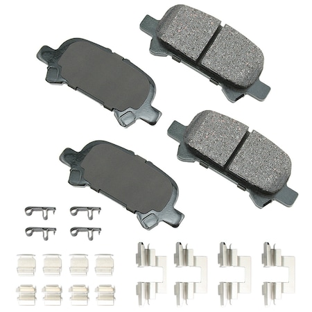 Akebono Proact Disk Pad, Act828A ACT828A