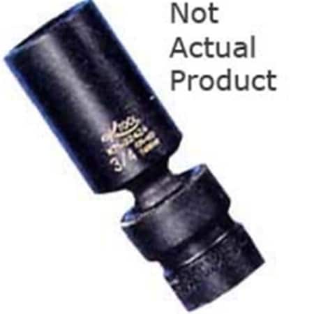 K-Tool International K Tool International 0.37 in. Drive Swivel 6 Point Deep Impact Socket, 0.5 in. KTI-32416