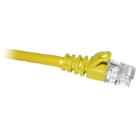 Enet Cat6 Yellow 3 Foot Patch Cable w/ Snagless Molded Boot (Utp) C6-YL-3-ENC