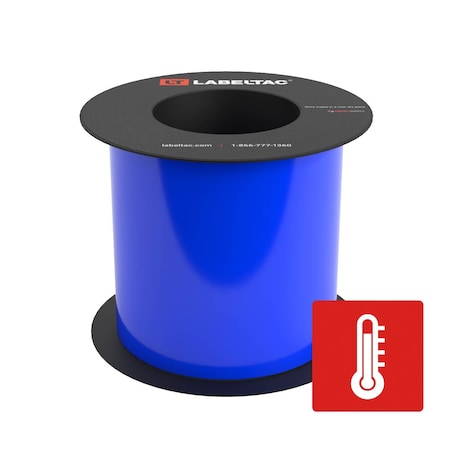 Labeltac High Temperature Supply 5in x 75ft LT9, Blue LT507HT-C