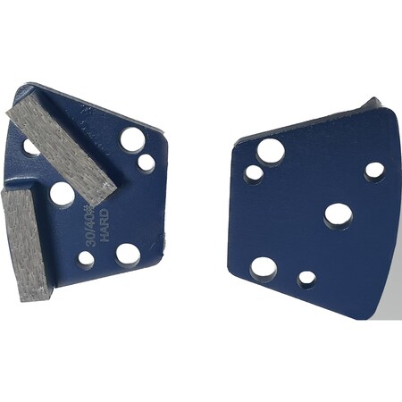 Vantage Product Diamond Grinding Disc for Trapezoid Grinders, 2 Bar Segment, 30/40 Grit, Hard Bond M-TQC15-2B3040-H