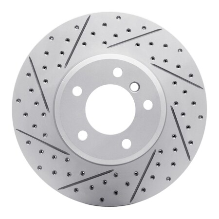 Dynamic Friction Co DFC Geoperformance Rotor - Drilled and Slotted 830-31062L