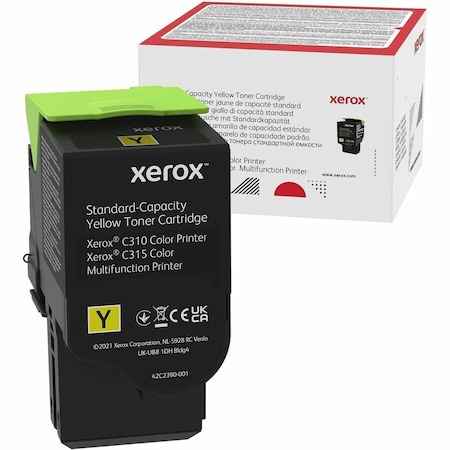 Xerox GENUINE YELLOW STANDARD CAPACITY TONER CARTRIDGE, C310 COLOR PRINTER 006R04359